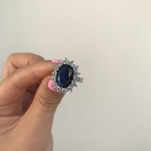 Princess Diana inspired cocktail ring